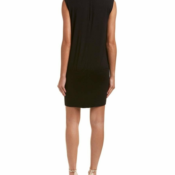 Bailey 44 🖤 Black drop waist blouson mini dress - Picture 2 of 8